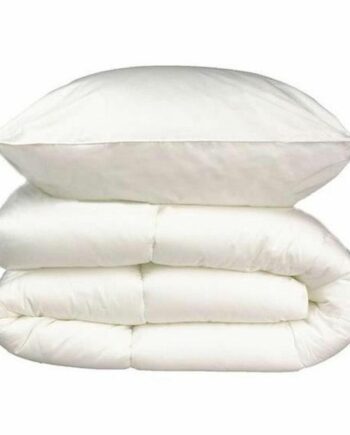 Dyne Sæt Hvid 140 200 Med Pude 100 Polyester