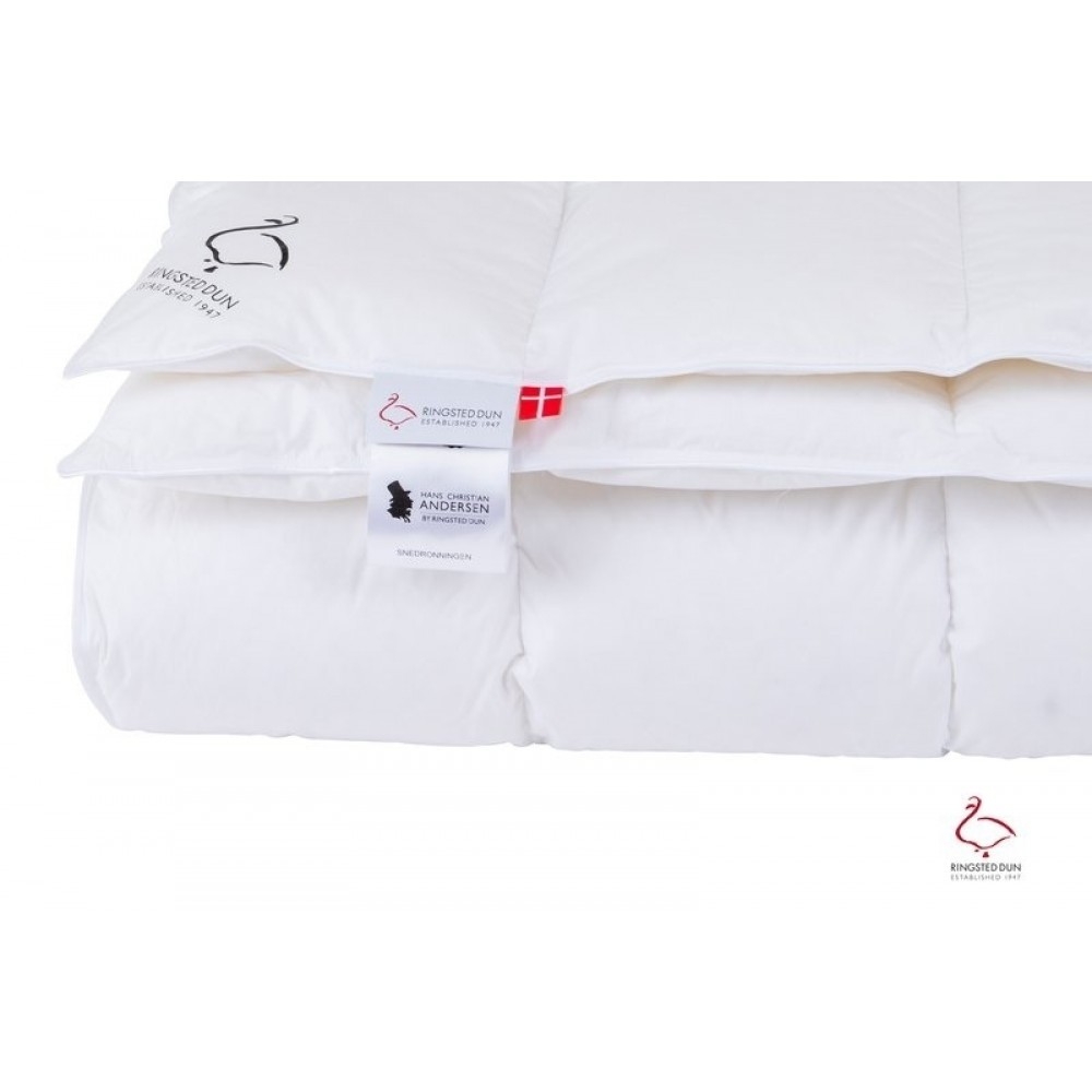 Ringsted Dun Snedronningen Lun Gåseduns Helårsdyne 200x220