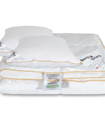Dyne Pude Sæt Dobbelt Sommerdyne Gåsedun 200x220cm  Puder 60x63cm Borg Living