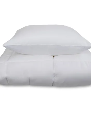 Dyne Pude Sæt Helårsdyne  Hovedpude 140x200 60x63 Zen Sleep Fiberdyne Fiberpude