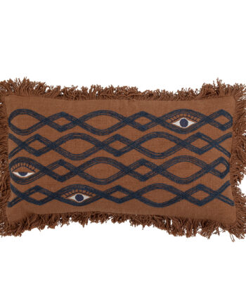 Bloomingville Galia Pude Brun Bomuld : 25cm : 50cm