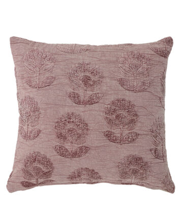 Bloomingville Sofia Pude Lilla Bomuld : 50cm : 50cm