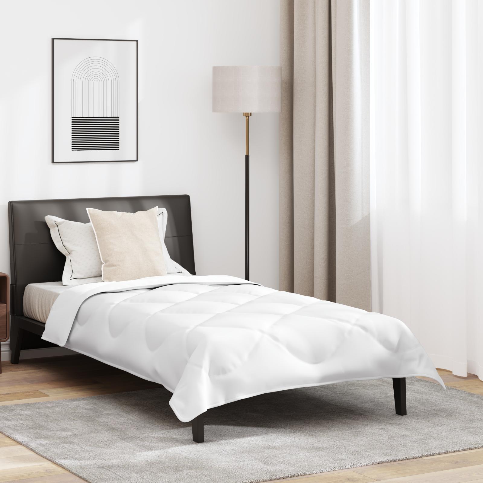 årsdækkende Dyne Med Pude 140 200 Hvid Microfiber