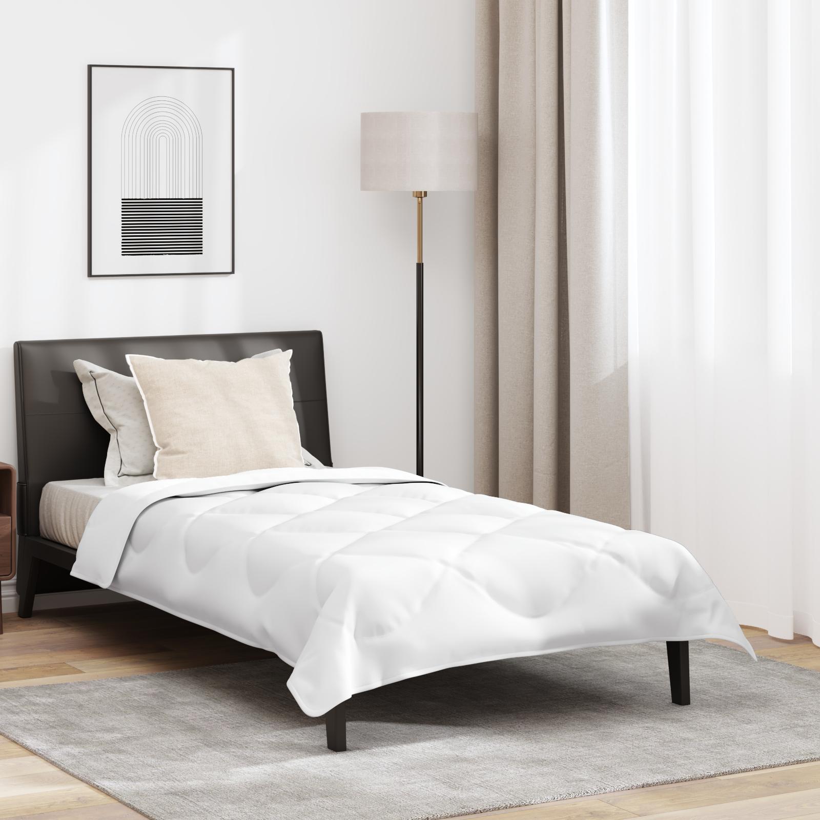 årsdækkende Dyne Med Pude Hvid Microfiber 200 135