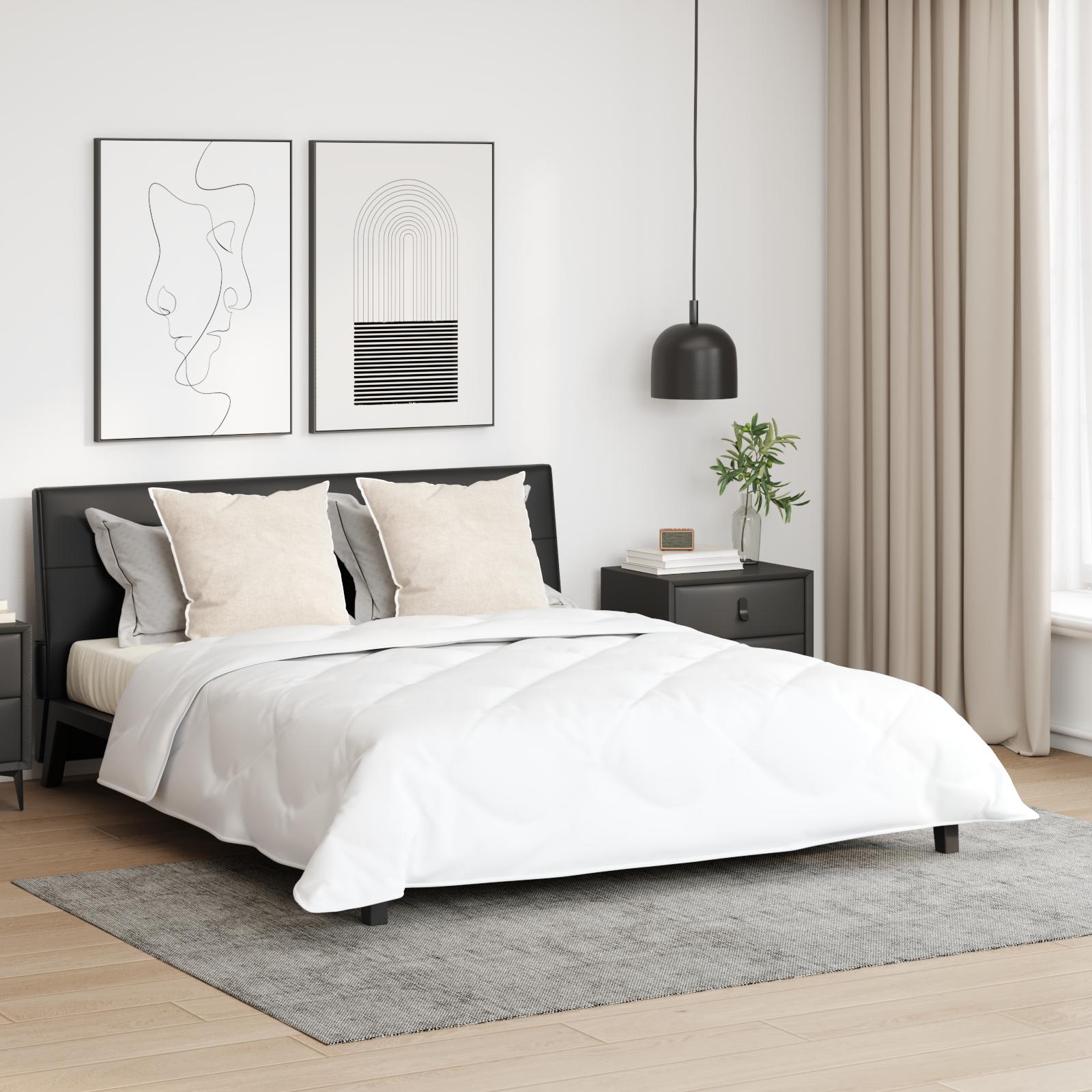 årstids Dyne Pudepakke Stk Hvid Microfiber 240 200
