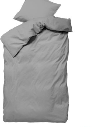 Sengesæt Bynord Ingrid Dyne Pudebetræk økologisk Bomuld Percale Enzymvasket Thunder 140x22060x63