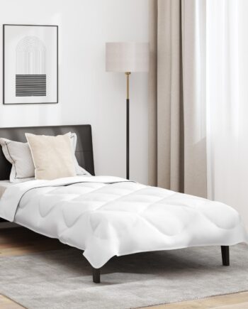 Sommerdyne Med Pude 220  155 Hvid Microfiber Sæt  Dele