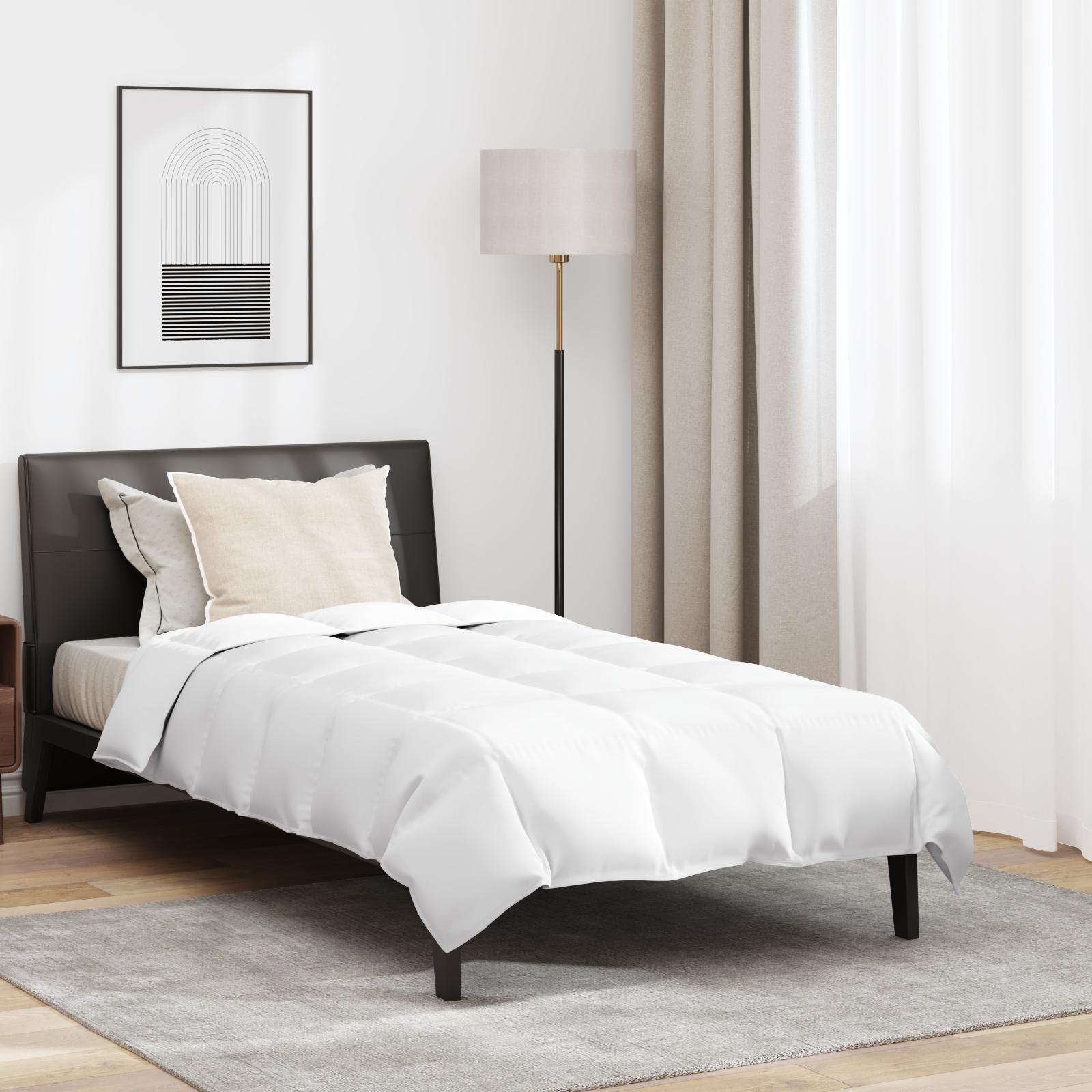 Sommerdyne Med Pude Hvid Dun Fjer 220 155 Stk
