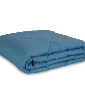 Vattæppe Støvet Blå Sval Fiberdyne 140x200 Zen Sleep Sommerdyne
