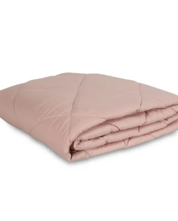Vattæppe Støvet Rosa Fiber Sommerdyne Fibervat 140x200 Quiltet Tæppe Zen Sleep Fiberdyne