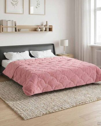 Vinter Dyne Mikrofiber Teddy Fleece Antracit 135 200