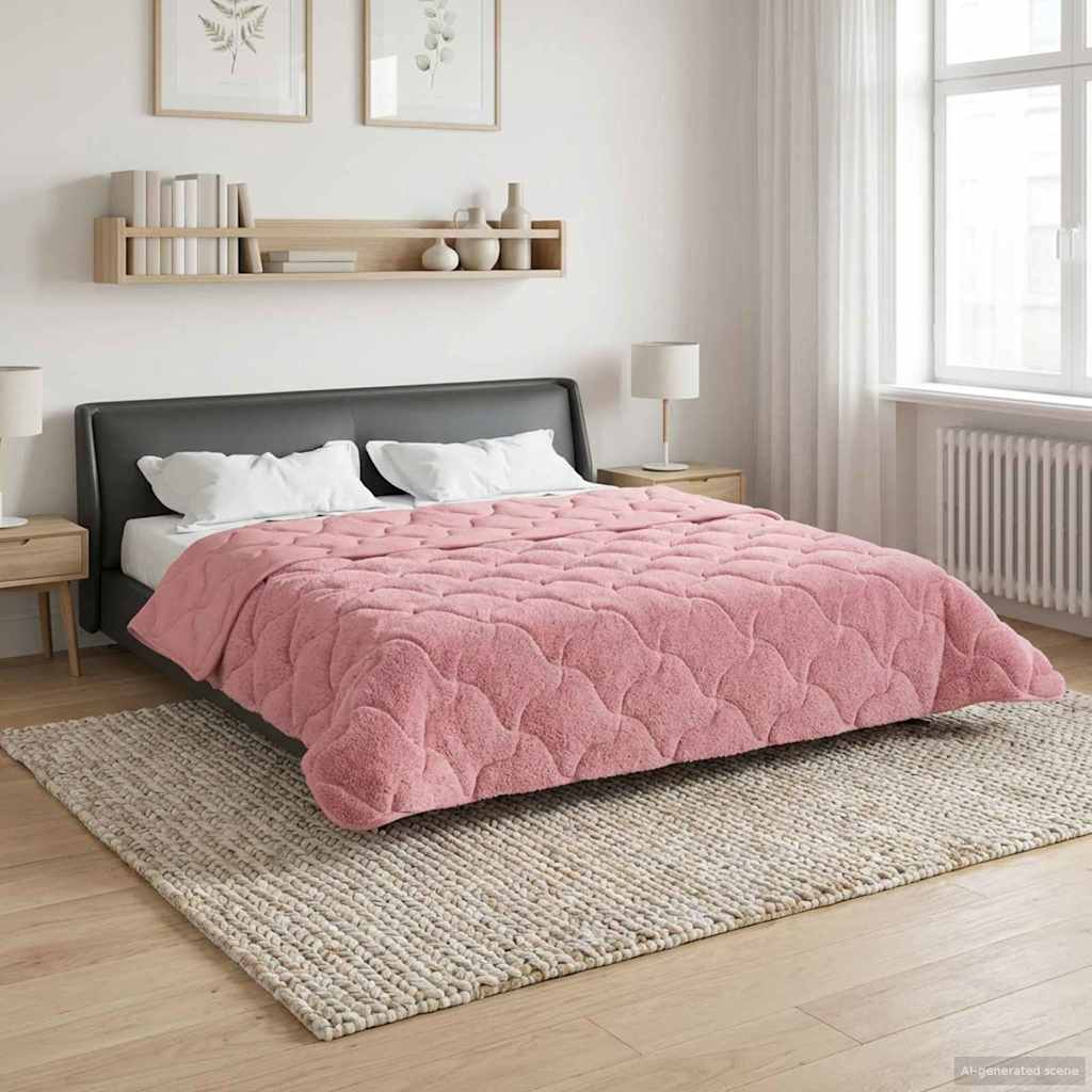 Vinter Dyne Mikrofiber Teddy Fleece Antracit 135 200
