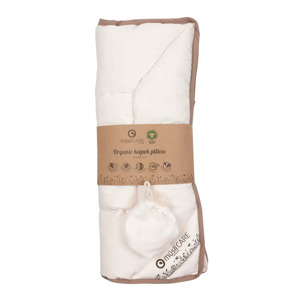 Pude Kapok Cream 45x40
